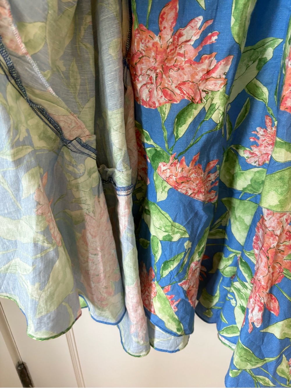 J. McLaughlin Audette Wrap Linen Blend Maxi Dress - Picture 4 of 6